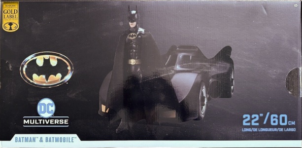 DC Multiverse Batman & Batmobile (Gold Label- Batman 1989)