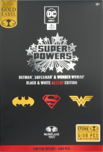 Batman, Superman & Wonder Woman (Gold Label - Black & White Accent Edition)