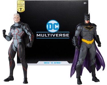 DC Multiverse Omega vs Batman 2 Pack (Gold Label - Last Knight on Earth)