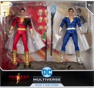 DC Multiverse Shazam & Freddy Freeman 2 Pack (Gold Label)