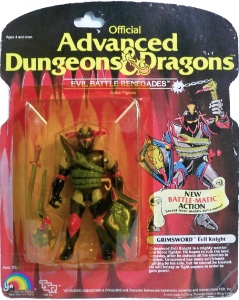 Dungeons Dragons LJN Vintage Grimsword (Battle-Matic)