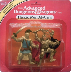Dungeons Dragons LJN Vintage Heroic Men-At-Arms