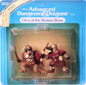 Dungeons Dragons LJN Vintage Orcs of the Broken Bone