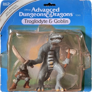 Dungeons Dragons LJN Vintage Troglodyte & Goblin
