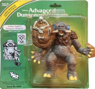 Dungeons Dragons LJN Vintage Umber Hulk & Dungeon Treasure