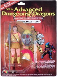 Dungeons Dragons LJN Vintage Young Male Titan