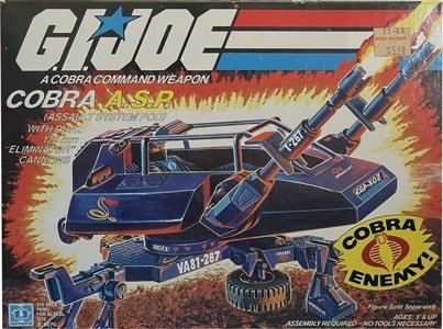 G.I. Joe A Real American Hero A.S.P. (Assault System Pod)