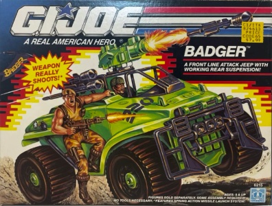 G.I. Joe A Real American Hero Badger