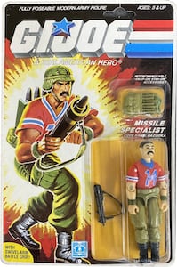 G.I. Joe A Real American Hero Bazooka (Missile Specialist)