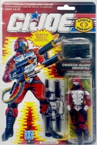 G.I. Joe A Real American Hero Crimson Guard Immortal (Cobra Elite Trooper)