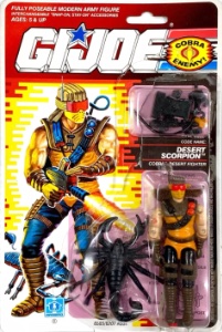 G.I. Joe A Real American Hero Desert Scorpion (Cobra Desert Trooper)