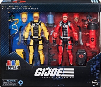 G.I. Joe 6" Classified Series G.I. Joe Diver vs Cobra Diver