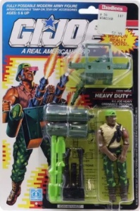 G.I. Joe A Real American Hero Heavy Duty (Heavy Ordinance Trooper)