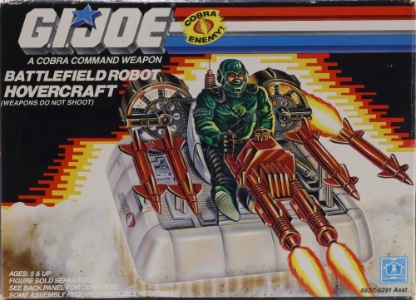 G.I. Joe A Real American Hero Hovercraft (Battlefield Robot)