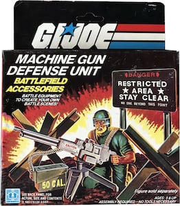 G.I. Joe A Real American Hero Machine Gun Defense Unit