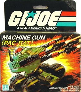 G.I. Joe A Real American Hero Machine Gun (PAC/RAT)