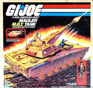G.I. Joe A Real American Hero Mauler M.B.T. Tank (Manned Battle Tank)