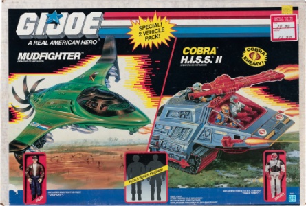 G.I. Joe A Real American Hero Mudfighter & Cobra H.I.S.S. II