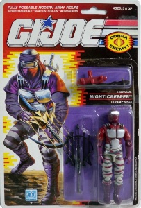 G.I. Joe A Real American Hero Night-Creeper (Cobra Ninja)