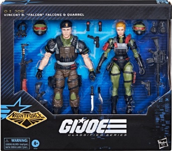 G.I. Joe 6" Classified Series Night Force Vincent R. “Falcon” Falcone & Quarrel