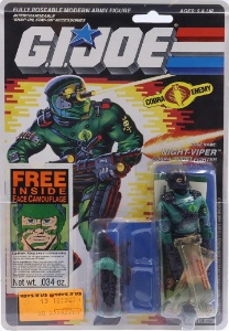 G.I. Joe A Real American Hero Night-Viper (Cobra Night Fighter)