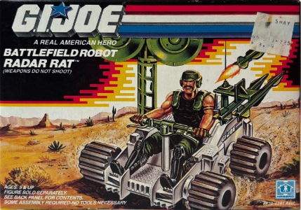 G.I. Joe A Real American Hero Radar Rat (Battlefield Robot)