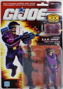 G.I. Joe A Real American Hero S.A.W.-Viper (Cobra Heavy Machine Gunner)