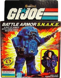 G.I. Joe A Real American Hero S.N.A.K.E (Battle Armor - Blue)