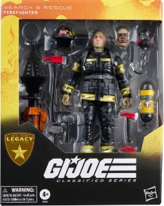 G.I. Joe 6" Classified Series Search & Rescue Firefighter