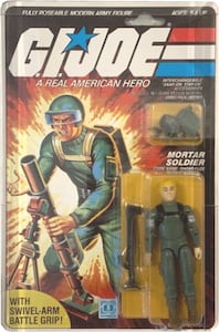G.I. Joe A Real American Hero Short-Fuze (Mortar Soldier) - Swivel