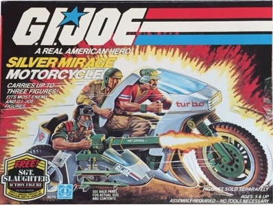 G.I. Joe A Real American Hero Silver Mirage (Motorcycle)