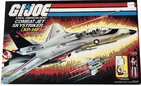 G.I. Joe A Real American Hero Skystriker (XP-14F Combat Jet)