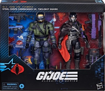 G.I. Joe 6" Classified Series Steel Corps Commander vs Twilight Guard