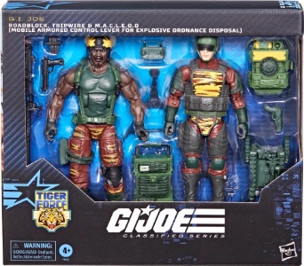 G.I. Joe 6" Classified Series Tiger Force Roadblock, Tripwire, & M.A.C.L.E.O.D.