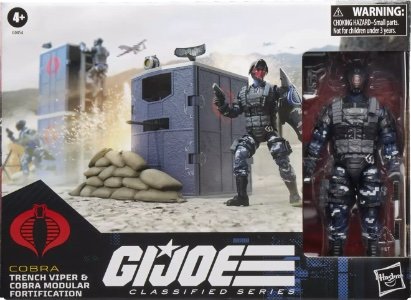 G.I. Joe 6" Classified Series Trench Viper & Cobra Modular Fortification