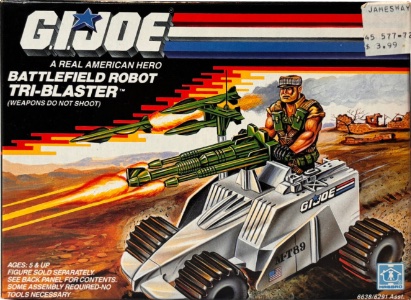 G.I. Joe A Real American Hero Tri-Blaster (Battlefield Robot)