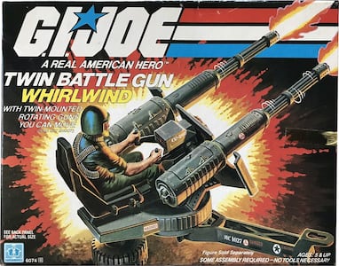 G.I. Joe A Real American Hero Whirlwind (Twin Battle Gun)