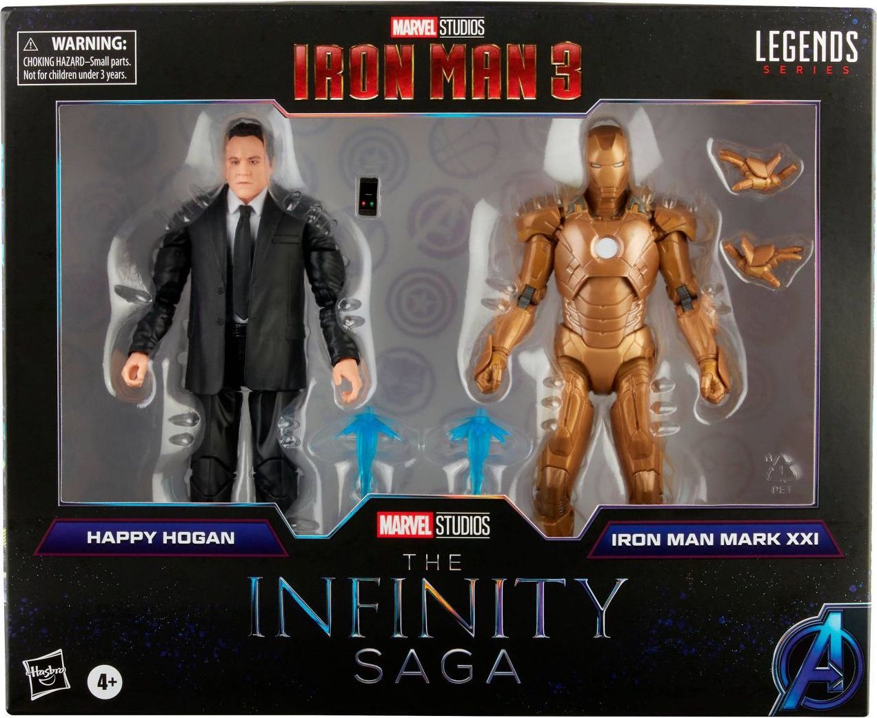 Marvel Legends Infinity Saga Happy Hogan and Iron Man Mark 21