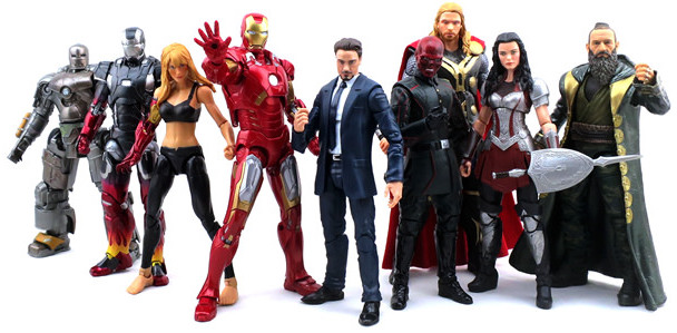 Marvel Legends Marvel Studios 10th Anniversary Infinity War 3 Pack: Iron  Man Mark L, Thanos & Dr. Strange