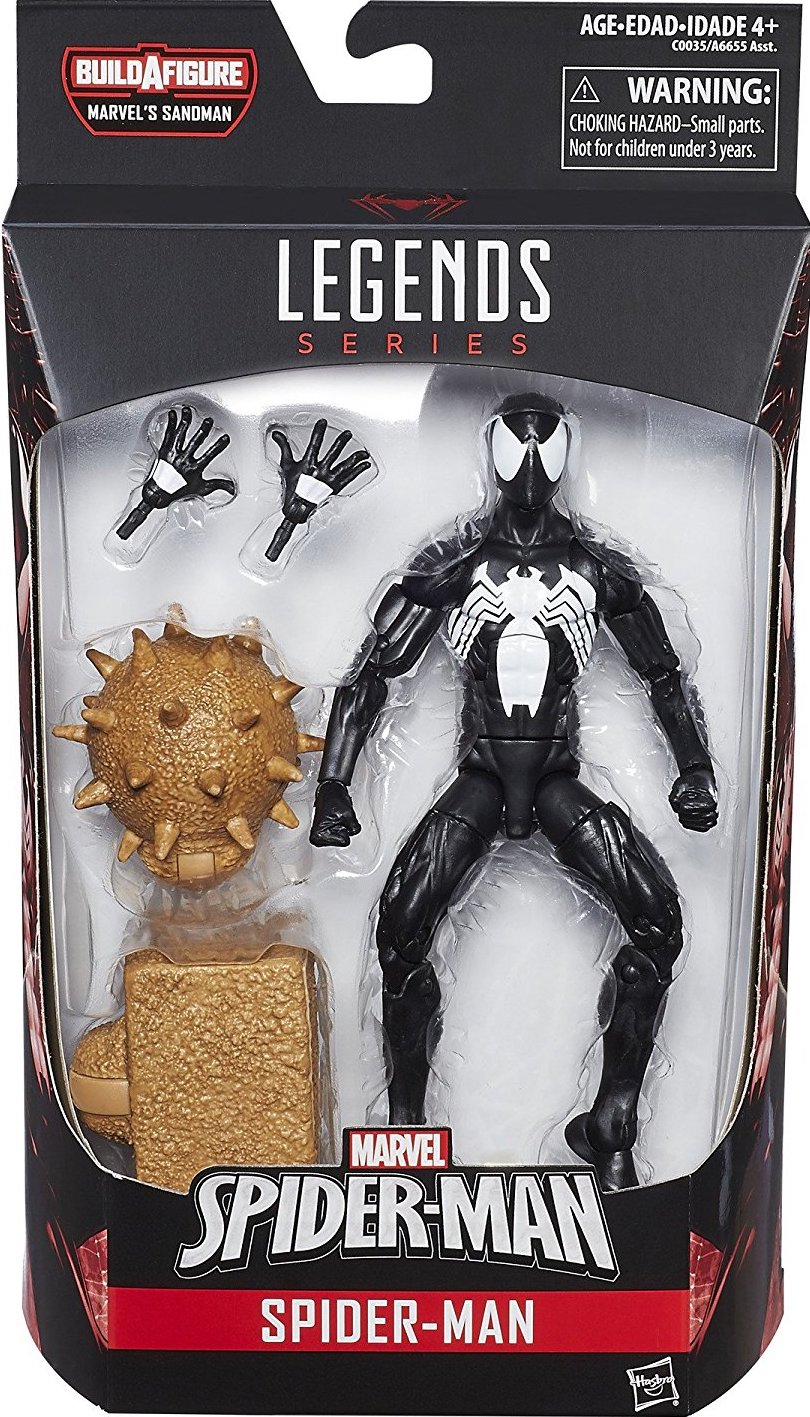 black spiderman marvel legends