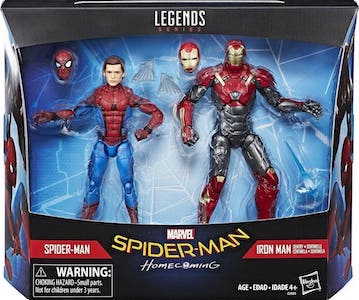 marvel legends iron man and iron spider 2 pack