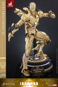 Hot Toys Marvel Iron Man Mark III (Golden Color Version)