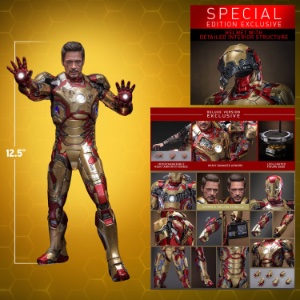 Hot Toys Marvel Iron Man Mark XLII (Deluxe - Special Edition - 2.0)