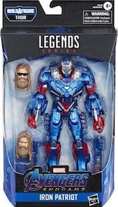 Marvel Legends Iron Patriot Thor Build A Figure