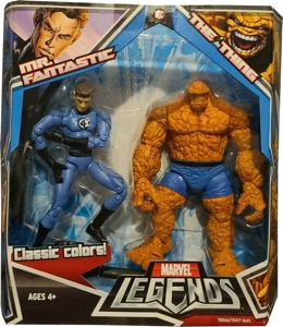 Marvel Legends Exclusives Mr Fantastic & The Thing 2 Pack