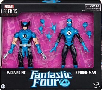 Marvel Legends Exclusives Wolverine and Spider-Man (Fantastic Four) 2 Pack