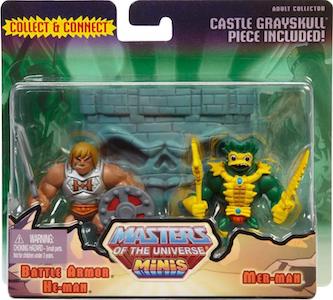 Masters of the Universe Eternia Minis Battle Armor He-Man & Mer-Man 2 Pack