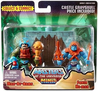 Masters of the Universe Eternia Minis Faker & Man-At-Arms 2 Pack