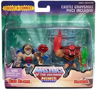 Masters of the Universe Eternia Minis King He-Man & Clawful 2 Pack