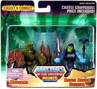 Masters of the Universe Eternia Minis Mossman & Battle Armor Skeletor 2 Pack